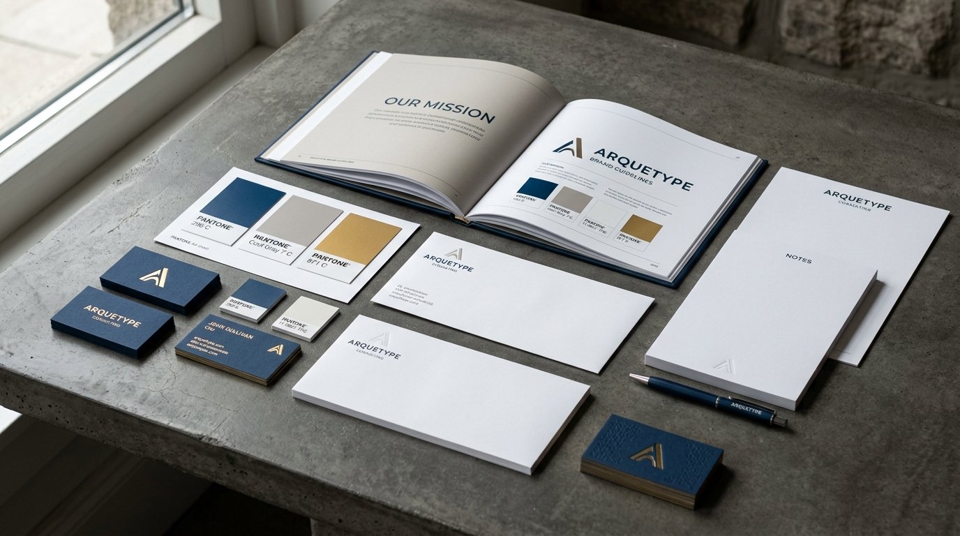 Full Brand Identity System - Step to Begin