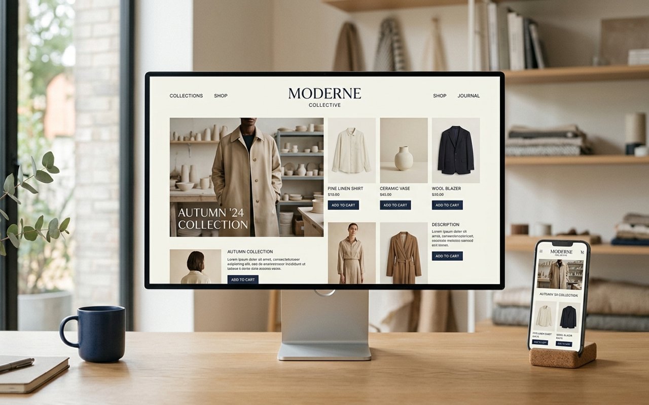 Conception de sites web et boutiques en ligne sur mesure