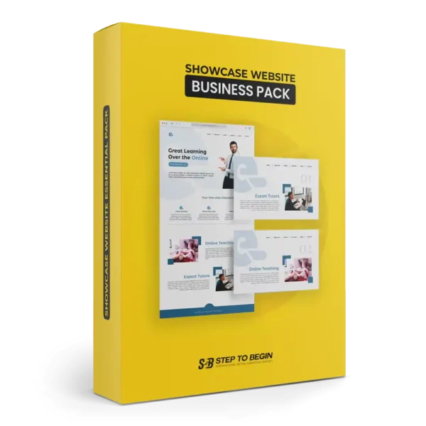 business pack showcase STEP TO BEGIN PACK