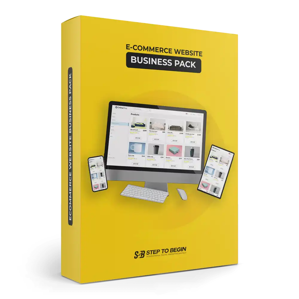 e commerce website business Packs STB