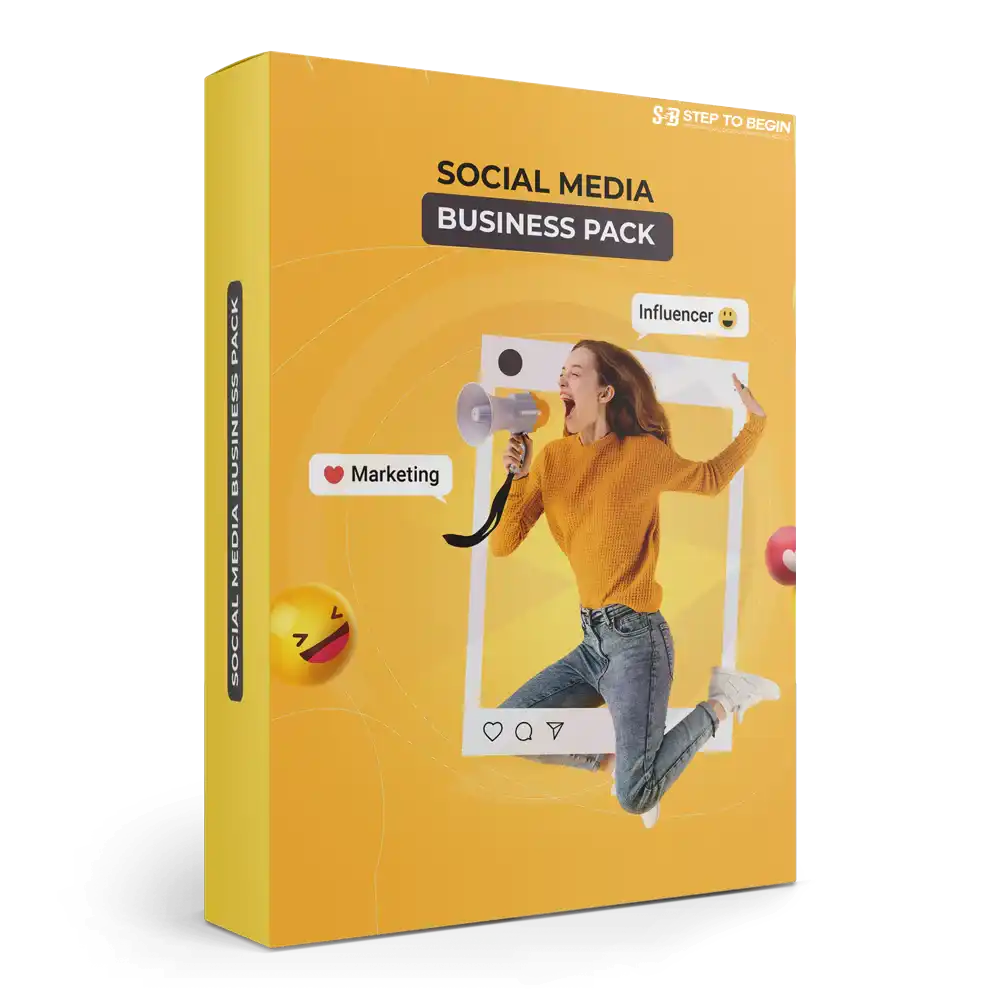 social media busienss pack STEP TO BEGIN